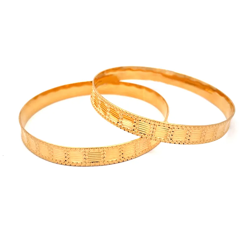 22K Gold Bangle Set of 2